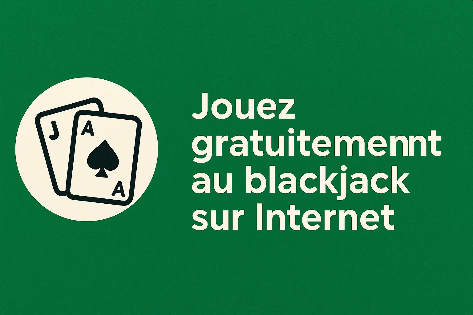 Jouez gratuitement au blackjack sur Internet